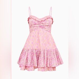 LoveShackFancy Linny Liberty mini dress. Size XS. Color Primrose Charm
